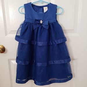 Gymboree tiered holiday dress with rhinestone bow
